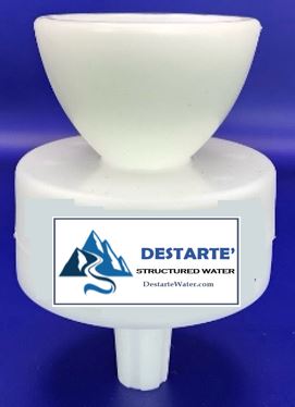 portable structured water unit white